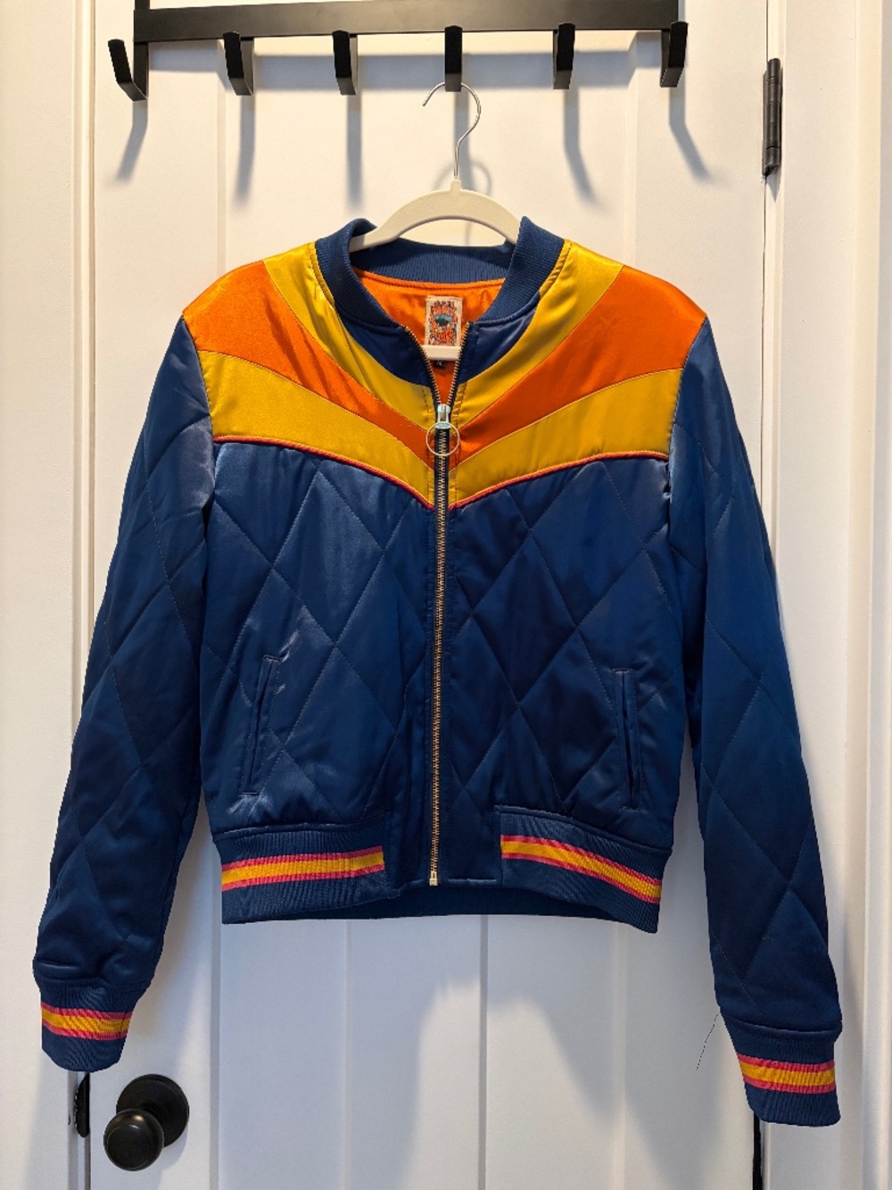 Classic Rock Couture Rising Sun Bomber Jacket Size M